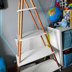 4-Tier Wooden Ladder Shelf