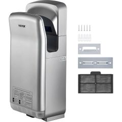 Jet Hand Dryer, Premium Electric Commercial Blade Hand Dryer, ABS Air Dryer Hand with HEPA Filtration Wall Mount Hand Dryer, 2000W 220V