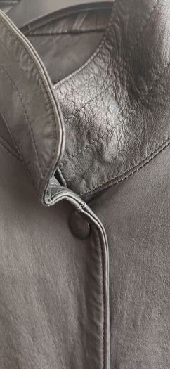 Authentic Vintage Sardar Soft Leather Jacket Rare Embossed Detail  Size 16 (Fits M-L Oversized)