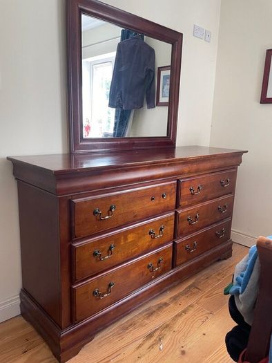 Chest of drawers and large mirror. Slashed Price!