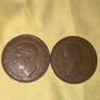 1943 & 1959 Great Britain Pre-Decimal Half Penny Coins Image 2