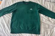 Adidas Green Short-Sleeve Sweatshirt L