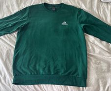 Adidas Green Short-Sleeve Sweatshirt L