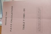 tax books,ie  p.r.s.i etc
