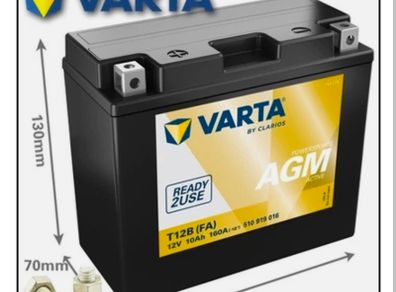 Varta T12b AGM 12V Battery
