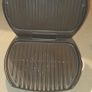 Large George Foreman Health Grill with Drip Tray - Silver Image 3