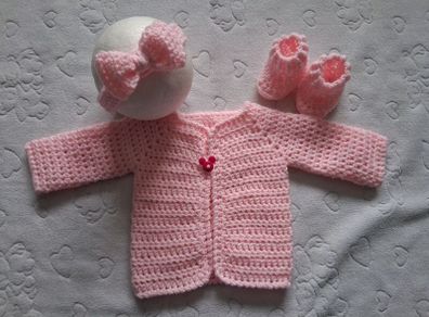 Handmade baby girls gift sets 0-3 months