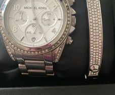 Mk watch bracelet set