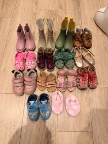 Variety of footwear for girl aged 1 - 3