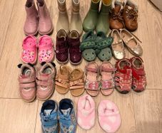 Variety of footwear for girl aged 1 - 3
