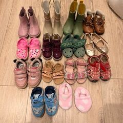 Variety of footwear for girl aged 1 - 3