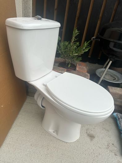 toilet pan and seat