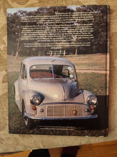 Cars.  The New Classics. From 1945 To The  Present Day. By Chris Harvey. Large Volume Hardback In Very Good Condition.