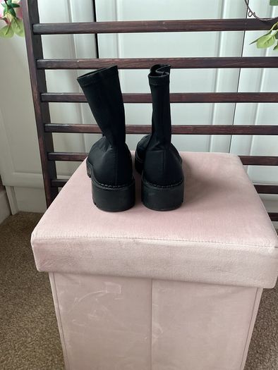 ankle boots  Zara size 39 sock ankle boot