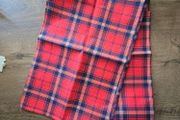 Christmas table runner Tartan design