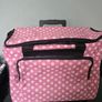 Sewing Machine Wheeled Trolley Rolly Bag in Mauve Polka Dot Image 7
