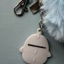 Squishmallows Gordon The Shark Pom Pom Keychain Keyring - Rubber Charm Fur Pom Image 6