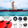 10FT Paddle Boards For Adults Inflatable Stand Up Paddle Board 6 Inch Thick Surfboard Lightweight Non Slip EVA Deck SUP Board Complete Kit 300x76x15cm (FREE POSTAGE) Image 4