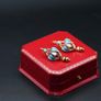 Antique Opal & Ruby Earrings - 18ct circa 1860 Image 3