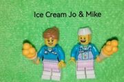 Lego Minifigures: Gangster, Sylvester the Cat, Ice Cream Mike and Jo