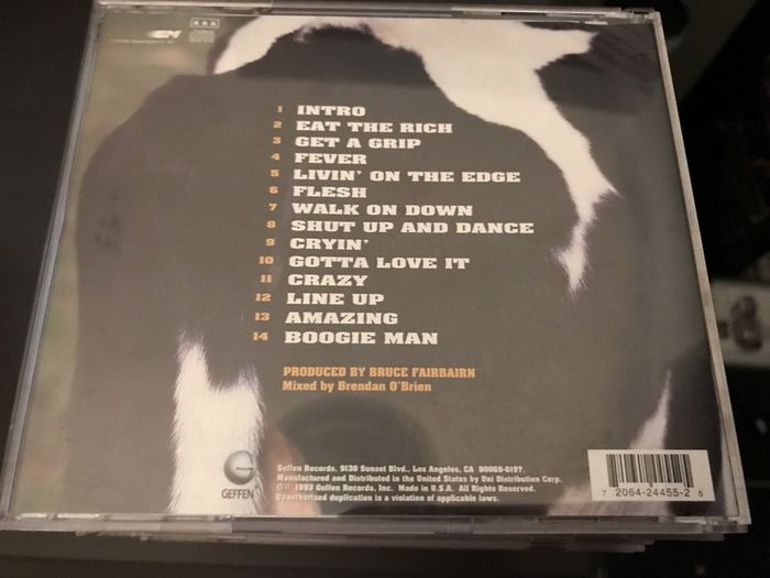 Aerosmith  -  Get A Grip      CD