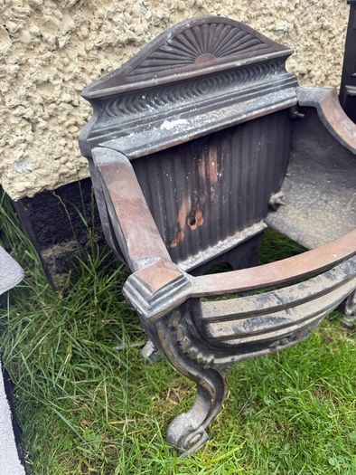 Victorian style fire basket
