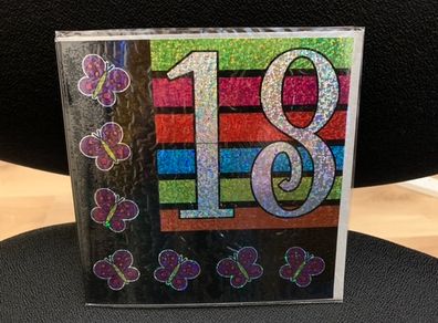 18th birthday greeting card