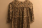 Leopard print dress (age 6-7)