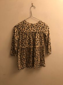 Leopard print dress (age 6-7)