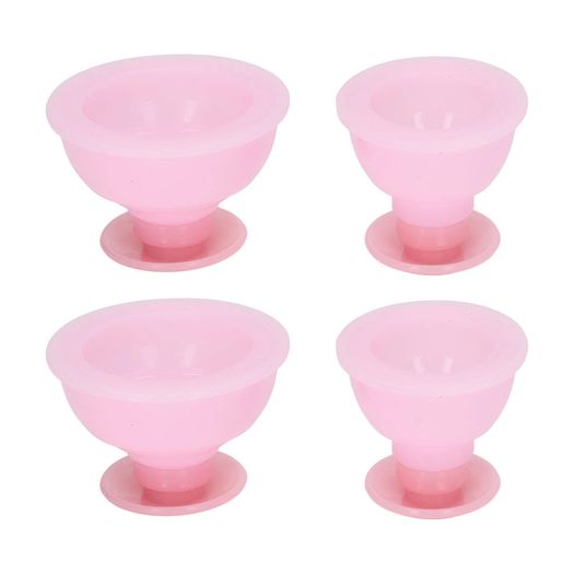 4 Silicone Cupping Cups