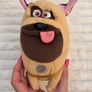 The Secret Life of Pets Mel Soft Plush Pug Dog approx. 18 cm. Used Please see photos Image 4