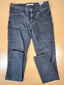 LEVI'S 711 Black Denim Slim Skinny Jeans Womens W28 L29