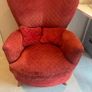 Two Fama make high back armchairs Image 2