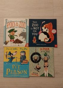 Children's books-Humorous Zoo collection x 4 books