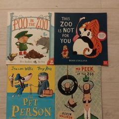 Children's books-Humorous Zoo collection x 4 books