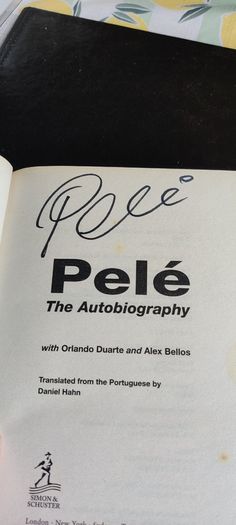 Signed Pele Autobiography