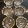 Rare  and fabulous Set of six vintage mid century sherbet glasses Image 3