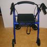 Mobility Rollator Walker + storage, brakes Image 2