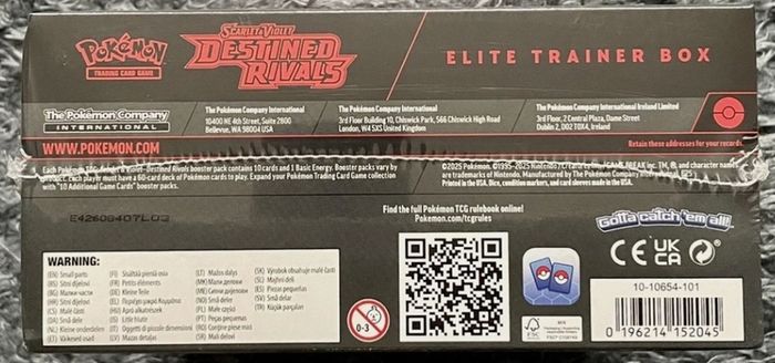 Pokemon destined rivals trainer box