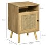Set of 2 Rattan Bedside Tables Image 3
