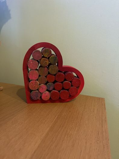 Heart shaped decoration