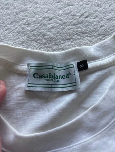 New white Casablanca T-shirt