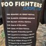 Foo Fighters 2019 European Tour T-shirt  Size Medium  Front and Back Print's  Excellent Condition Image 7