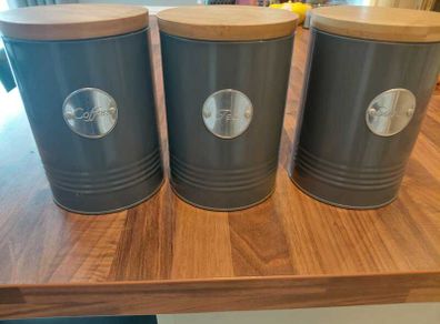 Coffee Tea Sugar Containers