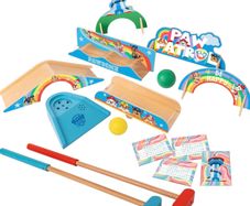 Paw patrol wooden golf set