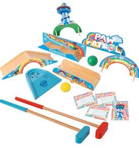 Paw patrol wooden golf set