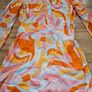 Mango Orange Shirt Dress Image 5