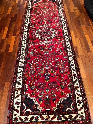 Exclusive Vintage Persian Hamedan Malayer Runner 295 x 96 cm (9.7 x 3.1 ft)
