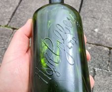 H & A Gilbey vintage bottle