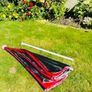 Black & Red Garden Pub Party Parade Umbrellas. Brand New In Box 2 Metre Image 3